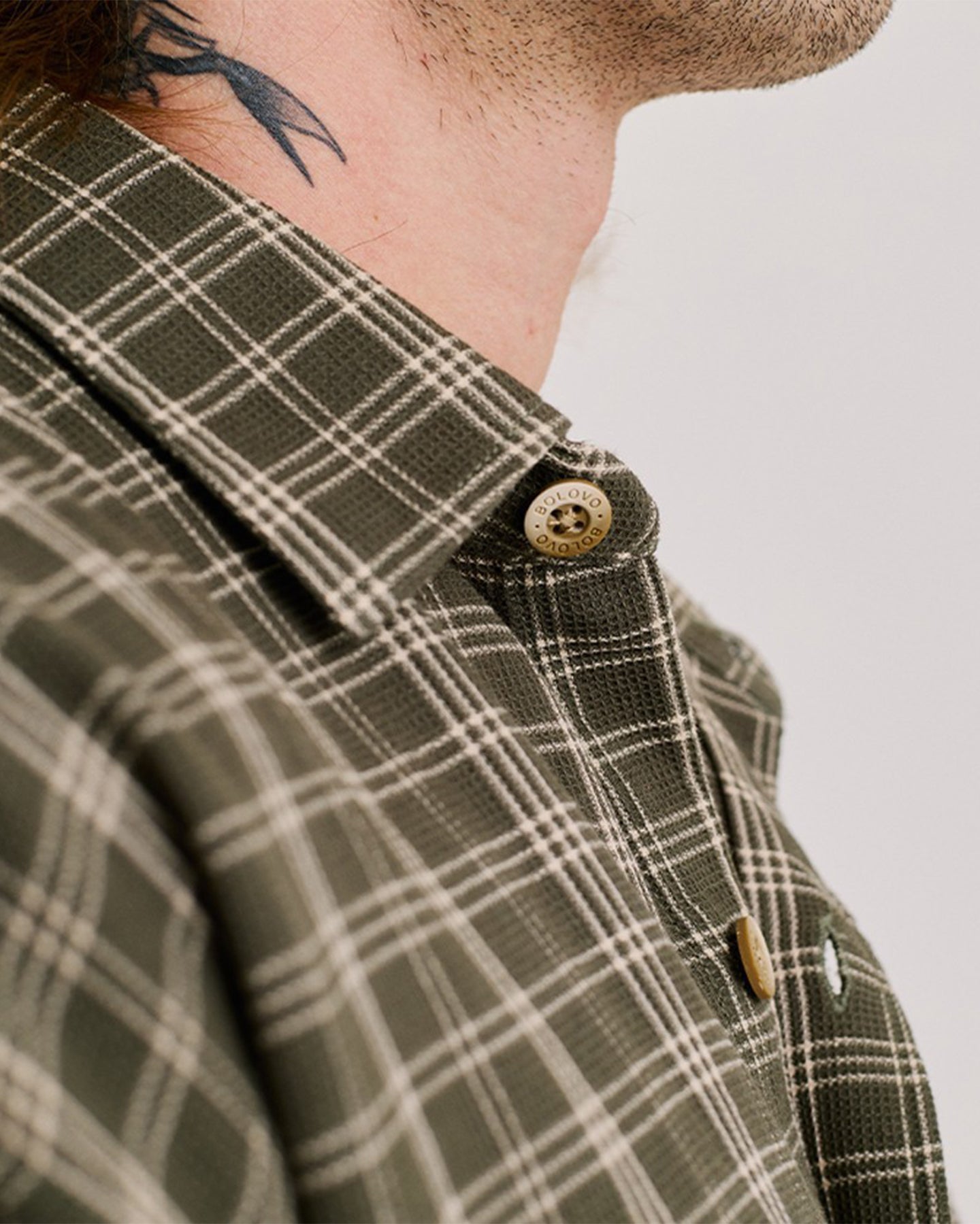 Camisa Manga Longa Overshirt Checker Masters