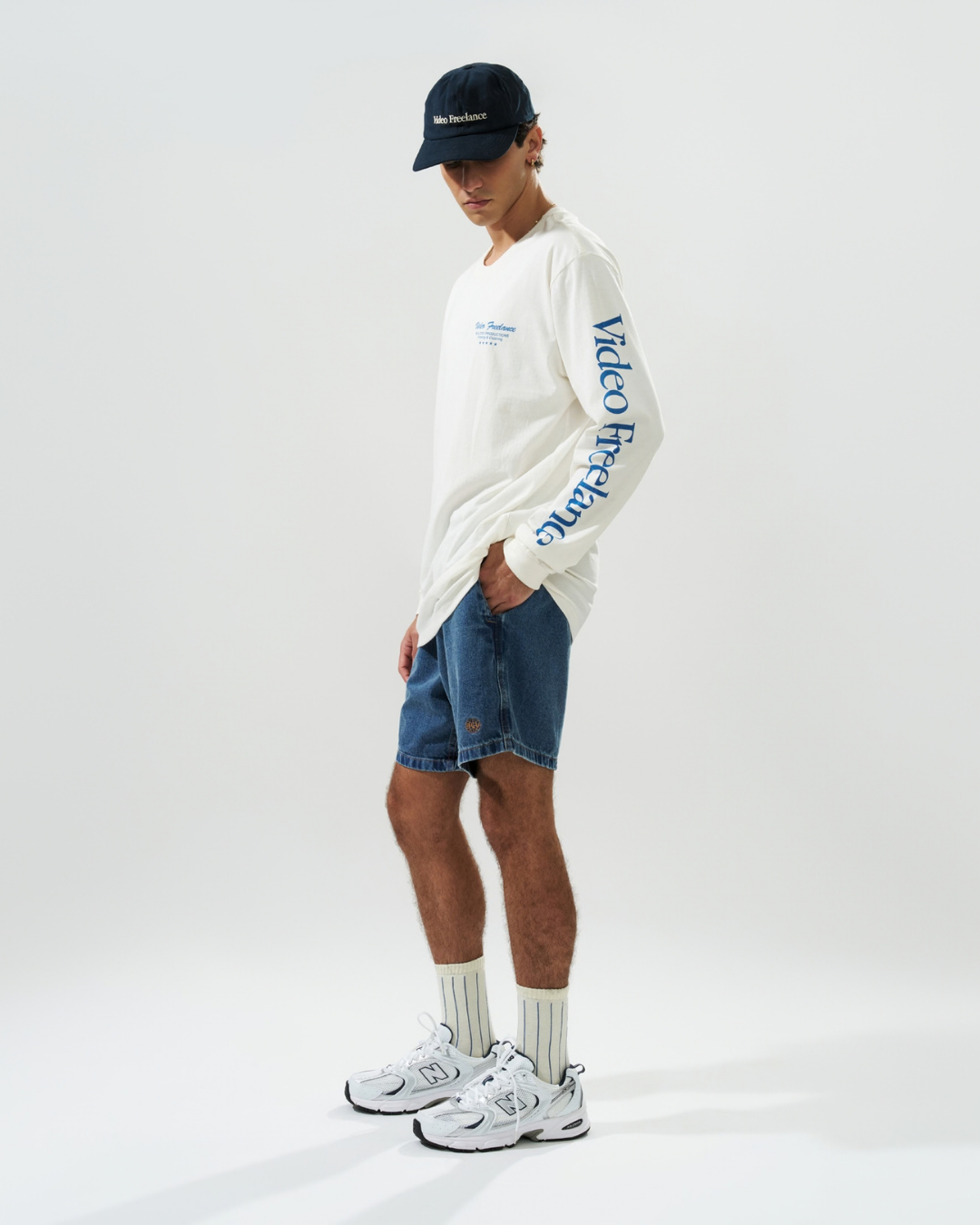 Camiseta Manga Longa Video Freelance Off White