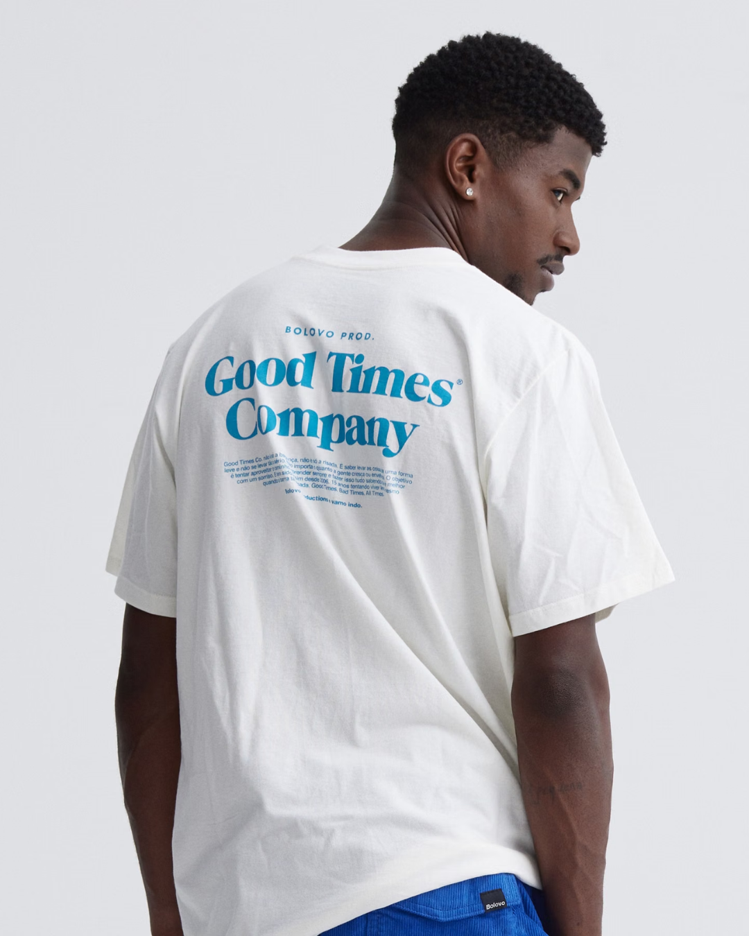 Camiseta Good Times Off White