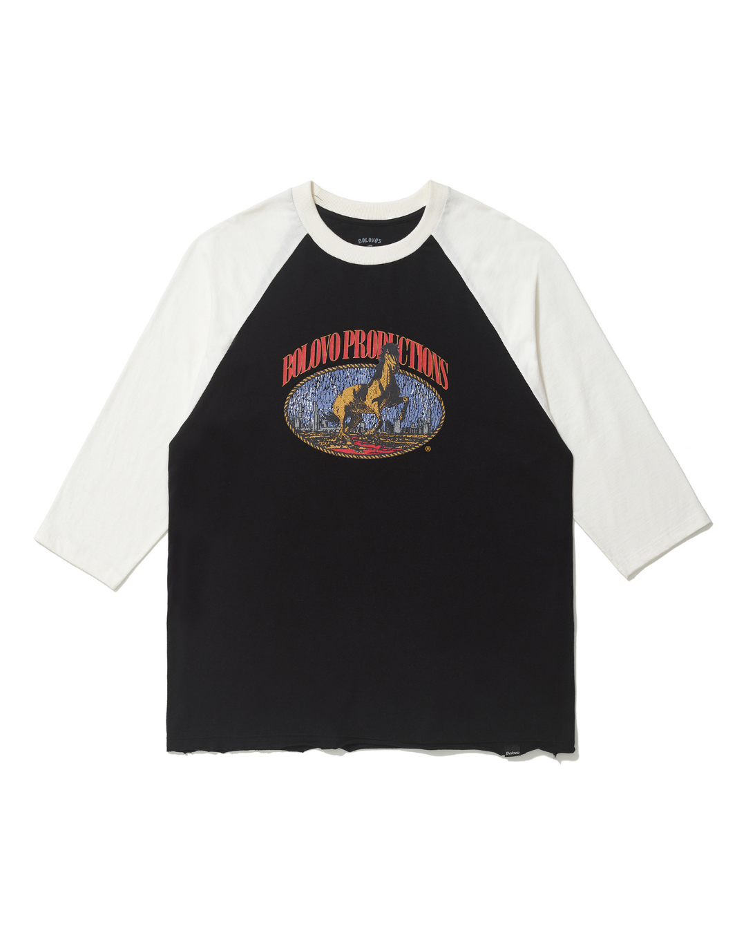 Camiseta Raglan 3/4 Horse Power by Ricardo Dexter