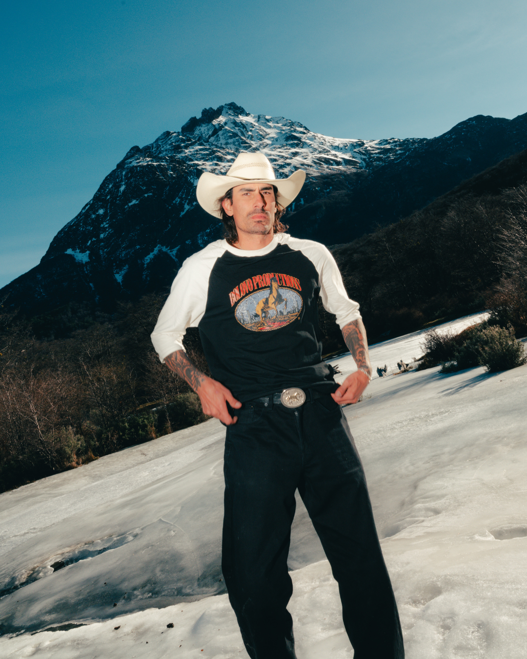 Camiseta Raglan 3/4 Horse Power by Ricardo Dexter