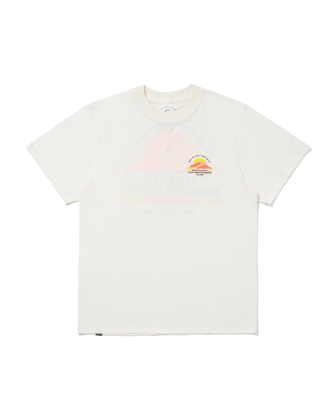 Camiseta Neon River Off White