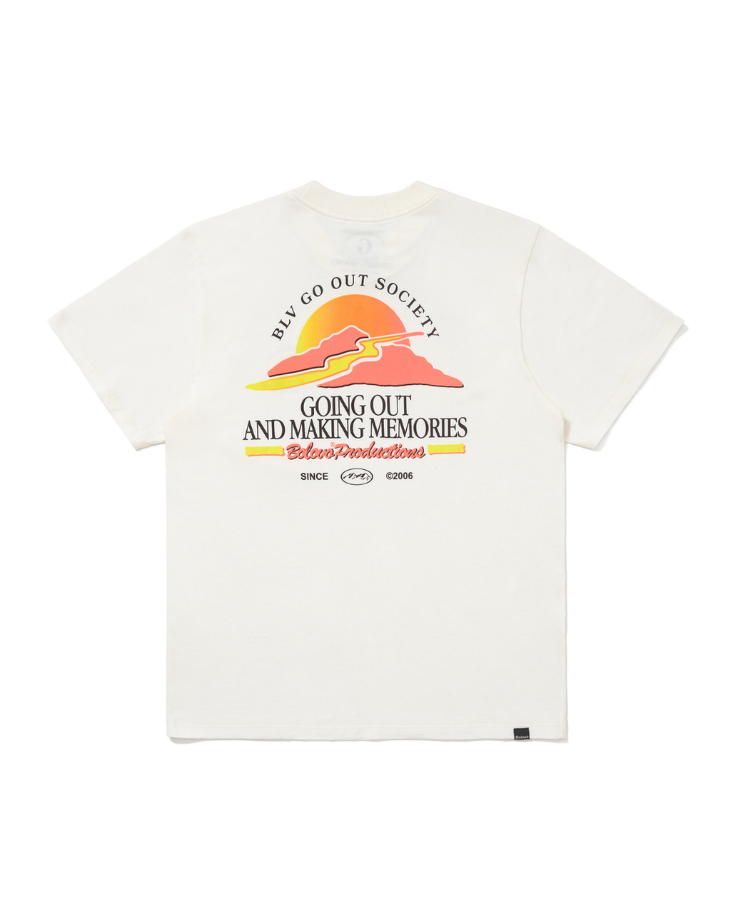 Camiseta Neon River Off White