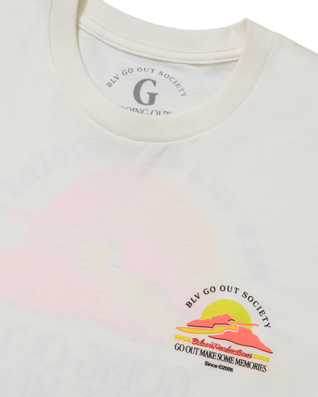 Camiseta Neon River Off White