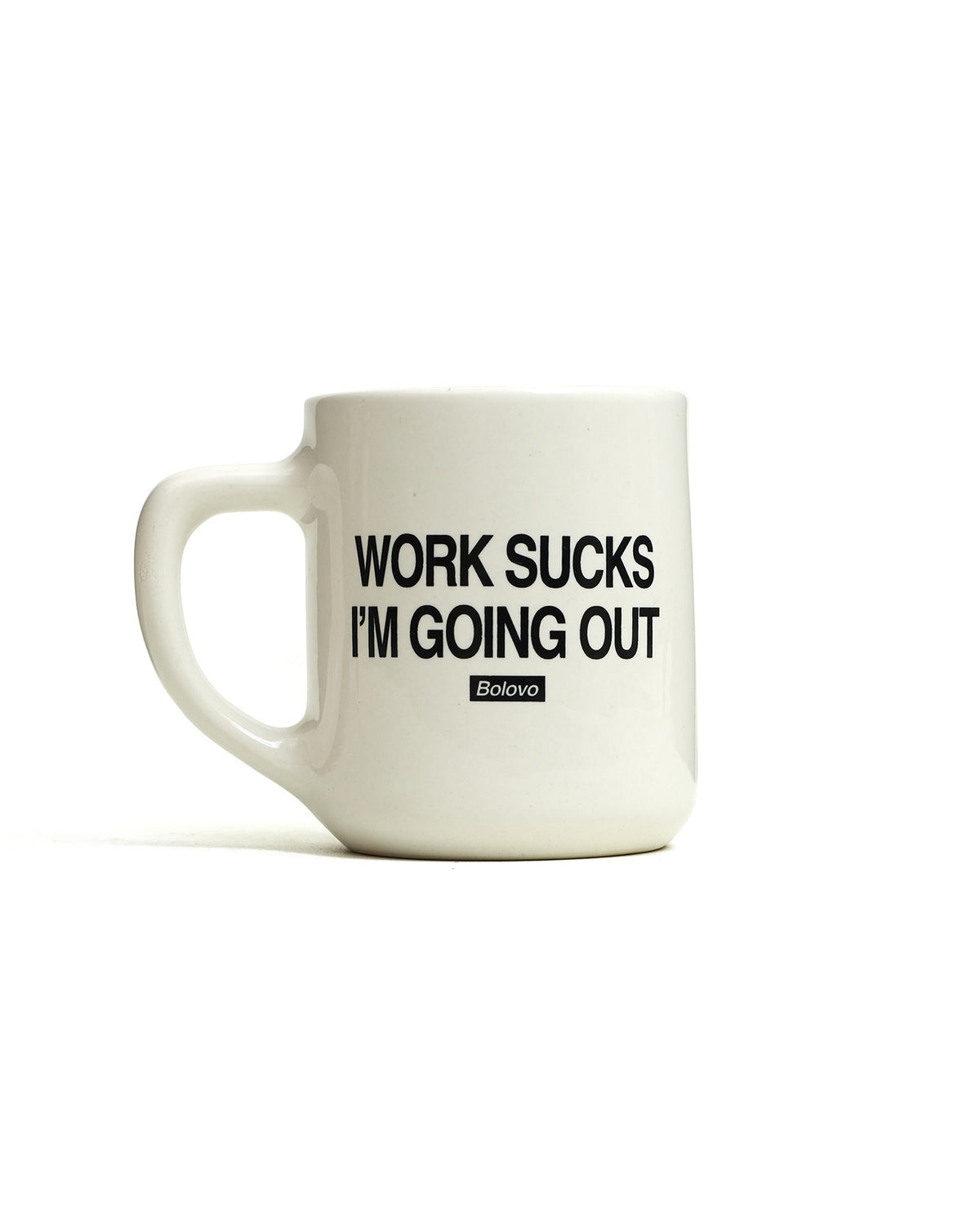 Caneca de Porcelana Work Sucks
