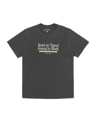 Camiseta Born to Travel Forced To Work Preta