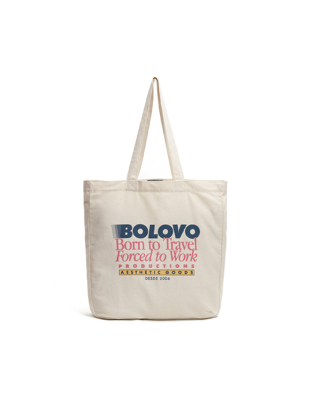 Bolsa Born To Travel Off White