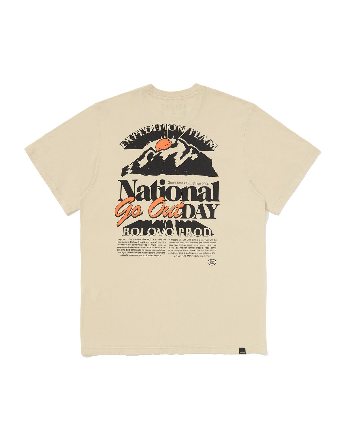 Camiseta National Day Bege