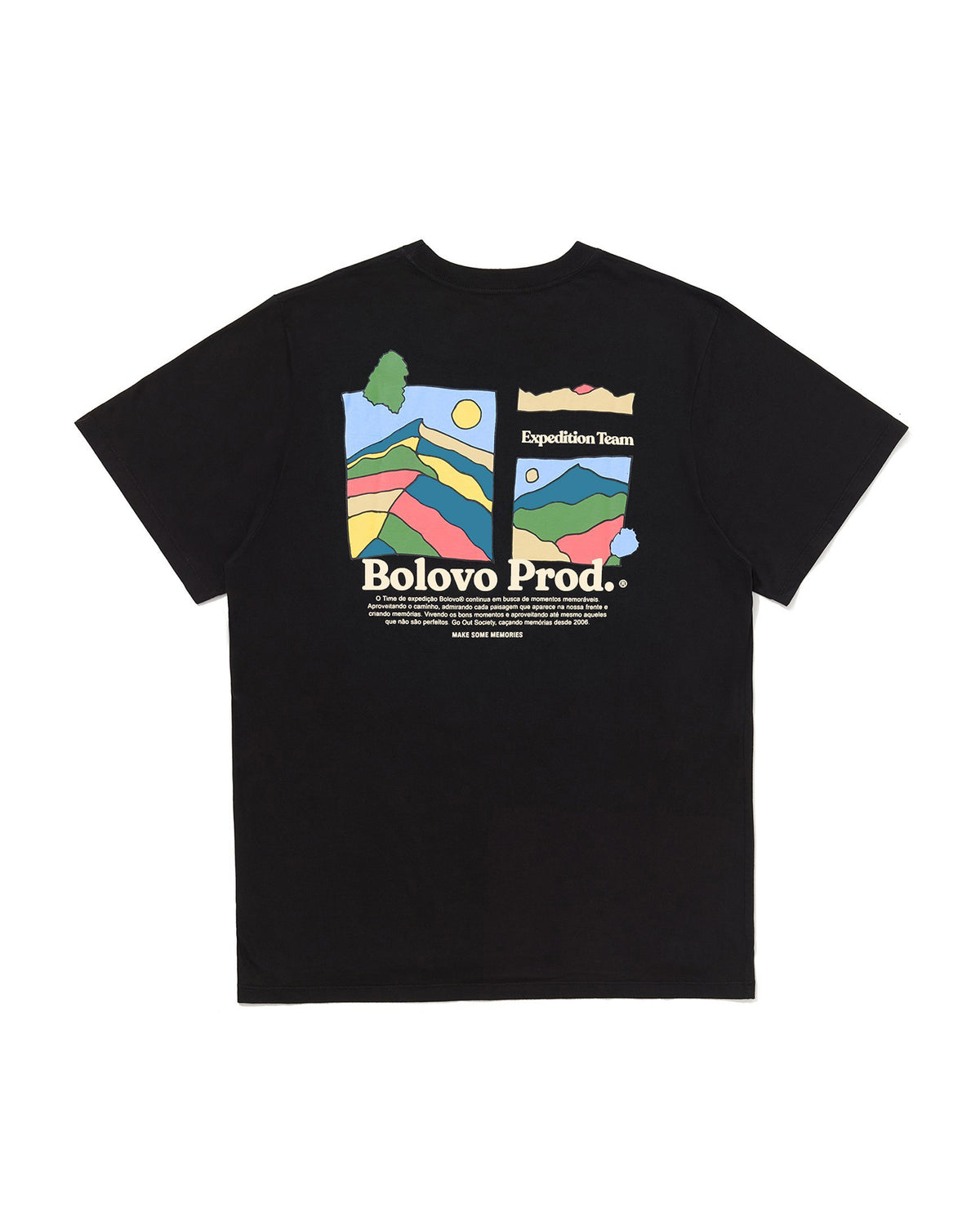 Camiseta Geographic Levels Preta