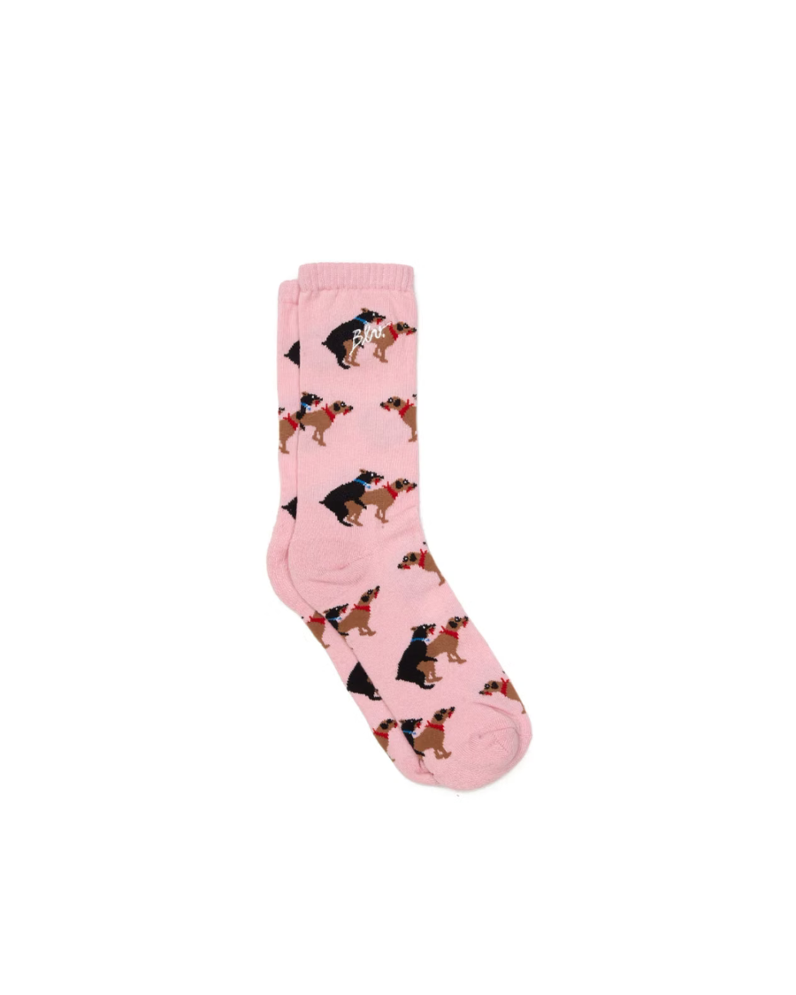 Meia Doggy Style Rosa