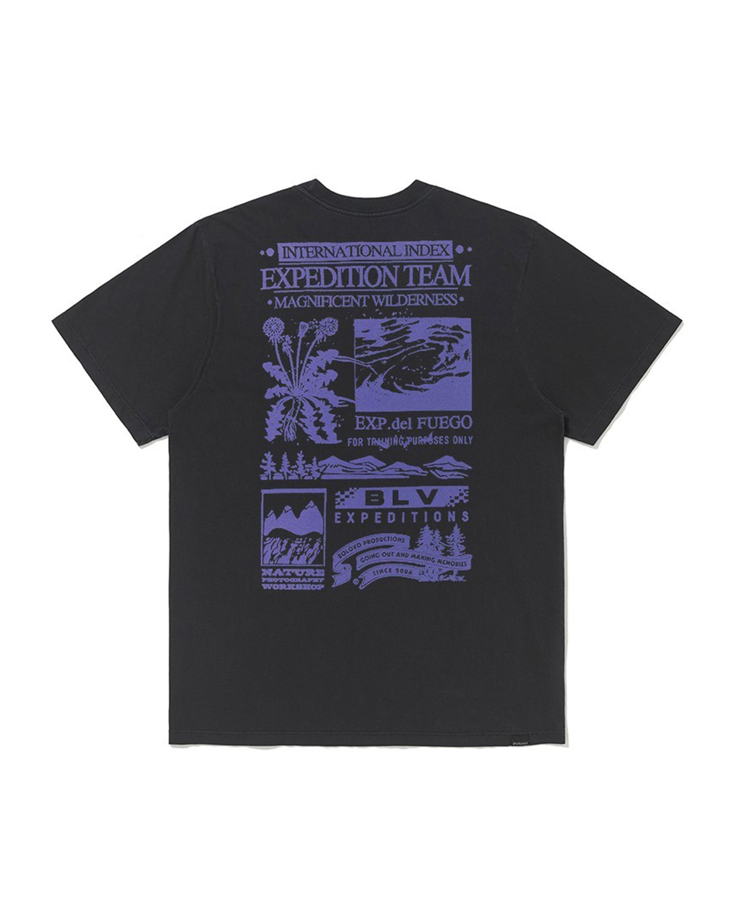 Camiseta Nature Index Preta