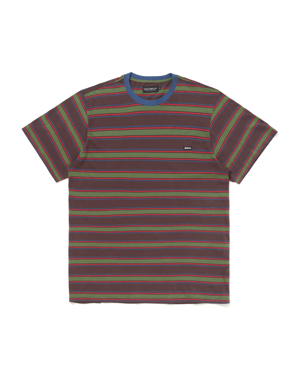 Camiseta Listras Marrom