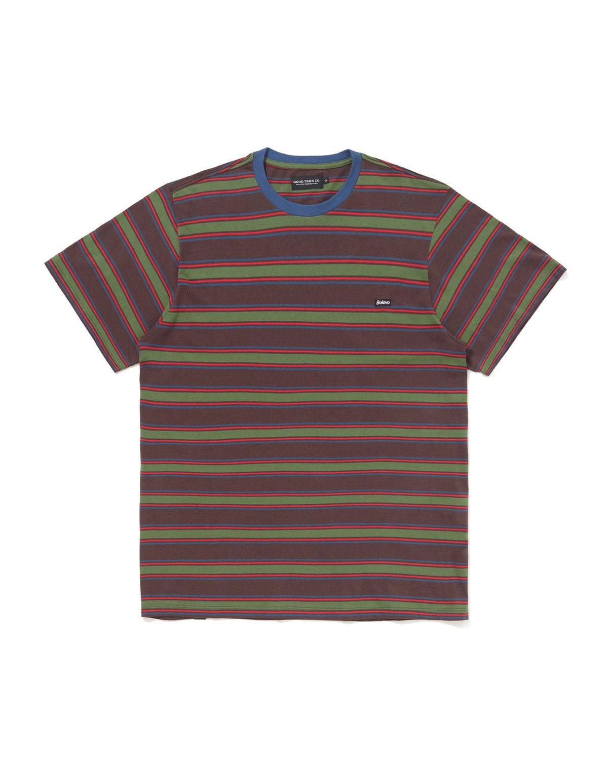 Camiseta Listras Marrom