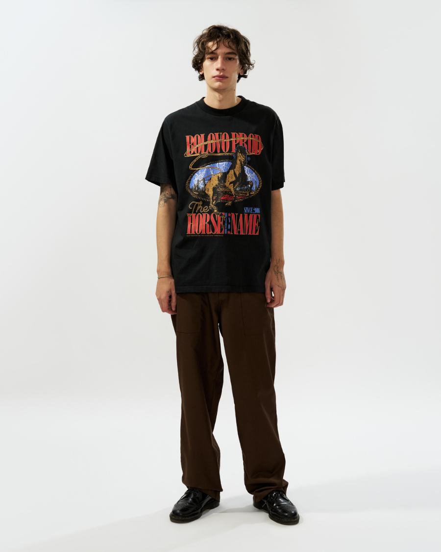 Camiseta City Cowboy Preta by Ricardo Dexter