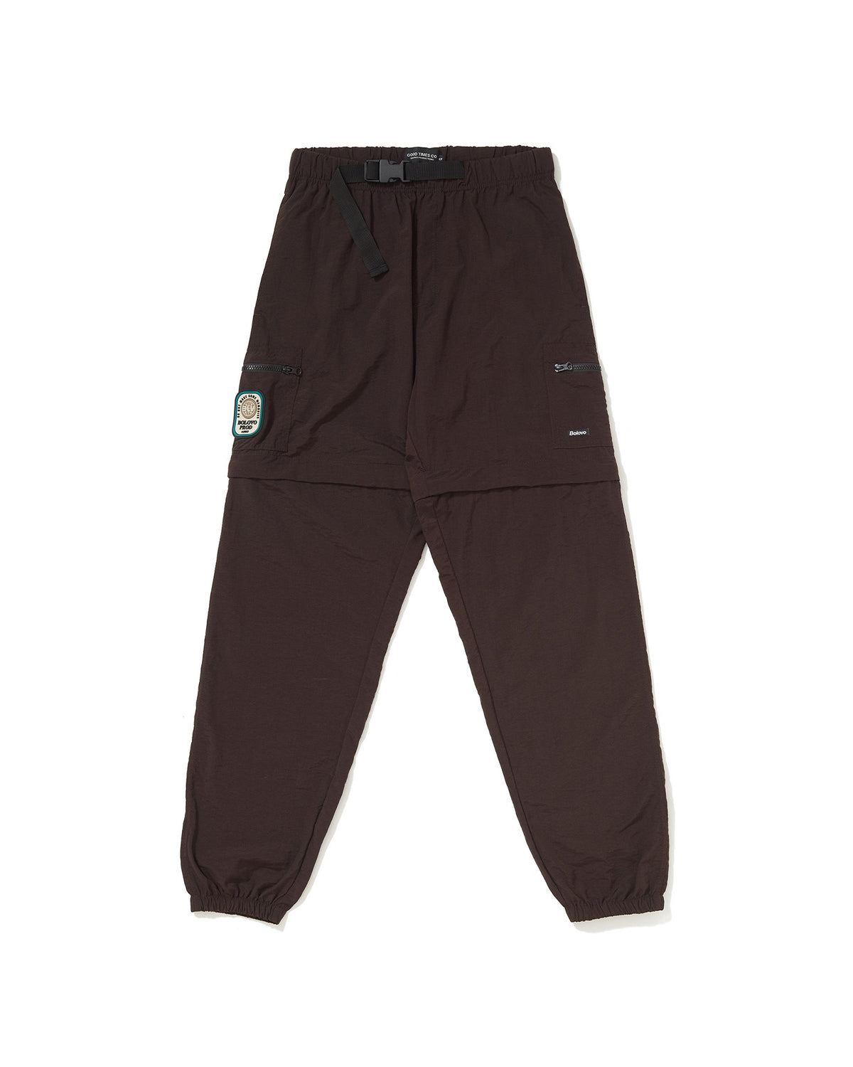 Calça Que Vira Shorts Marrom