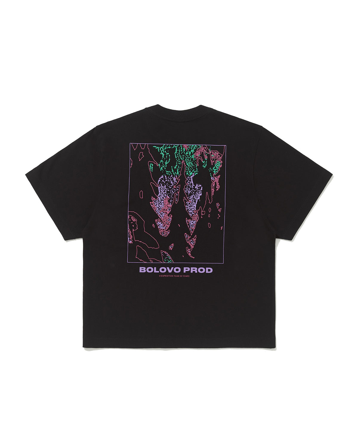 Camiseta Boxy Oversized ColorLine Preta