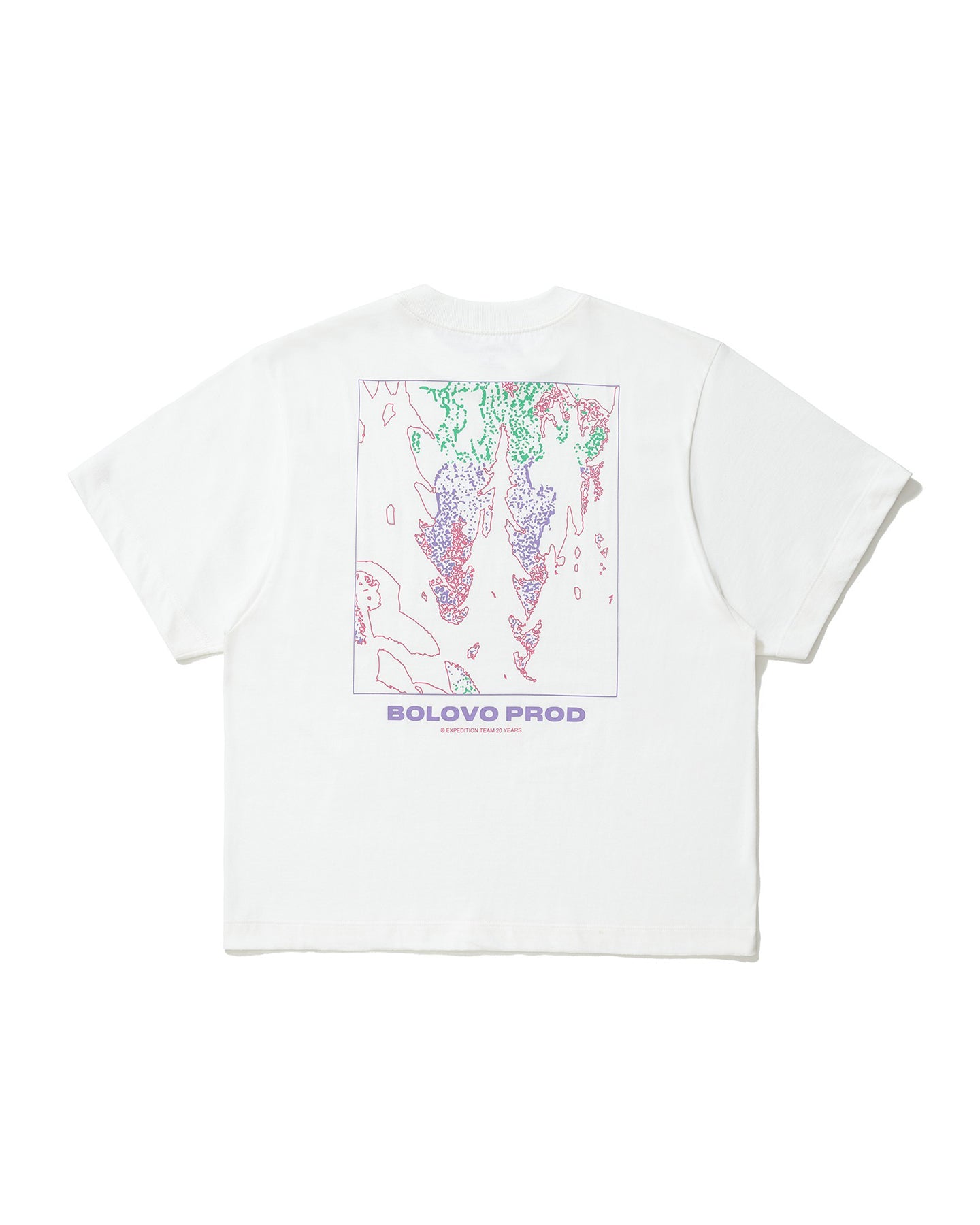 Camiseta Boxy Oversized ColorLine Off-White