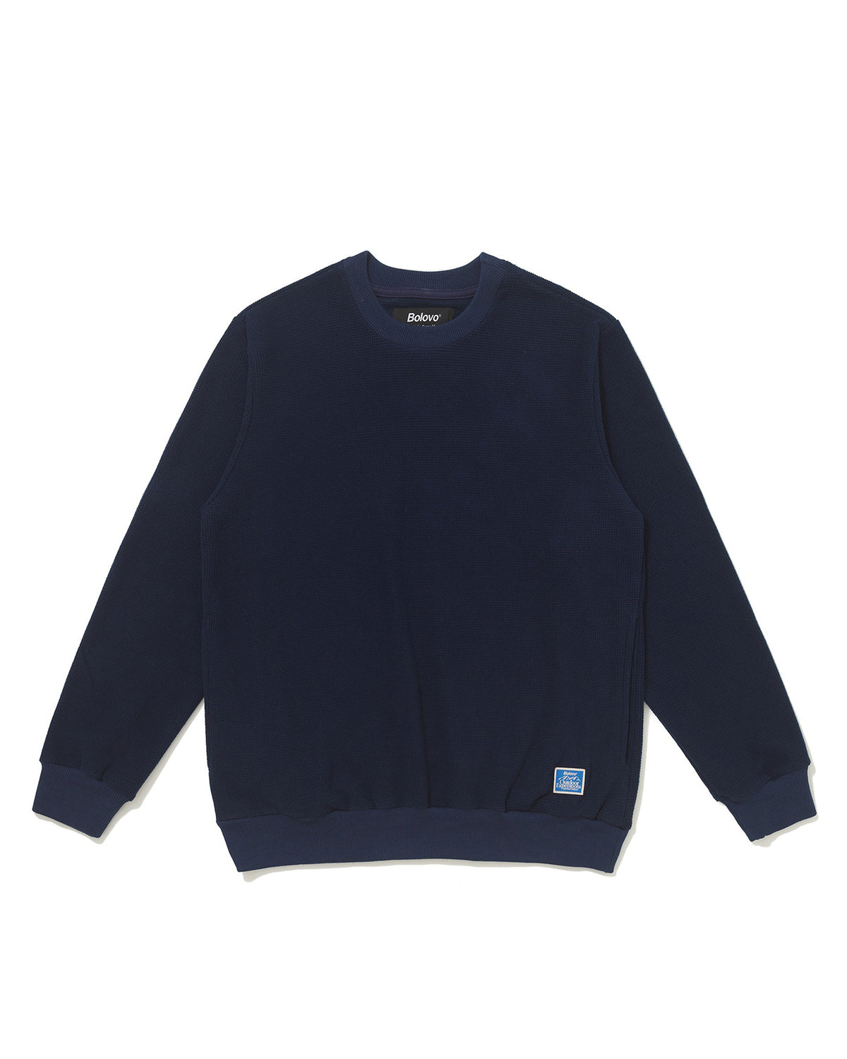 Crewneck Fleece Super Waffle Marinho