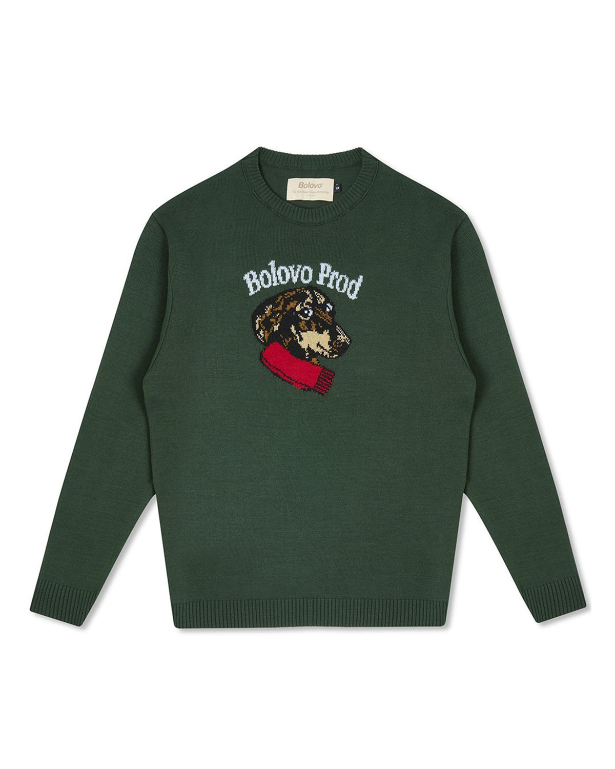 Crewneck Tricot Chefinho Portrait Verde