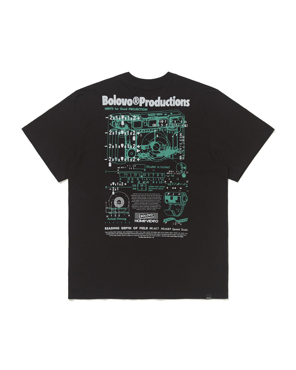 Camiseta Film Speed Preta