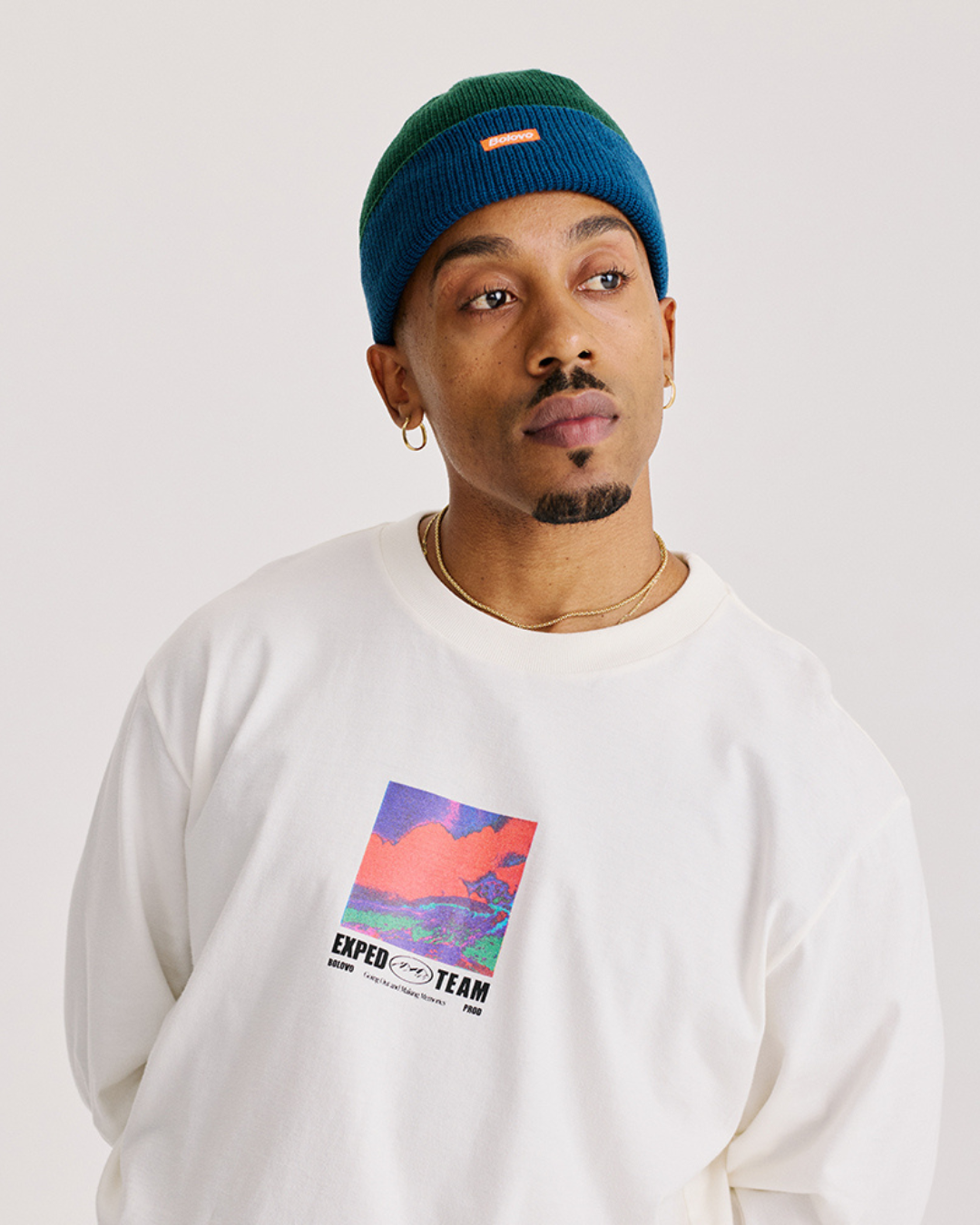 Camiseta Manga Longa Expedition Exhibition Off White