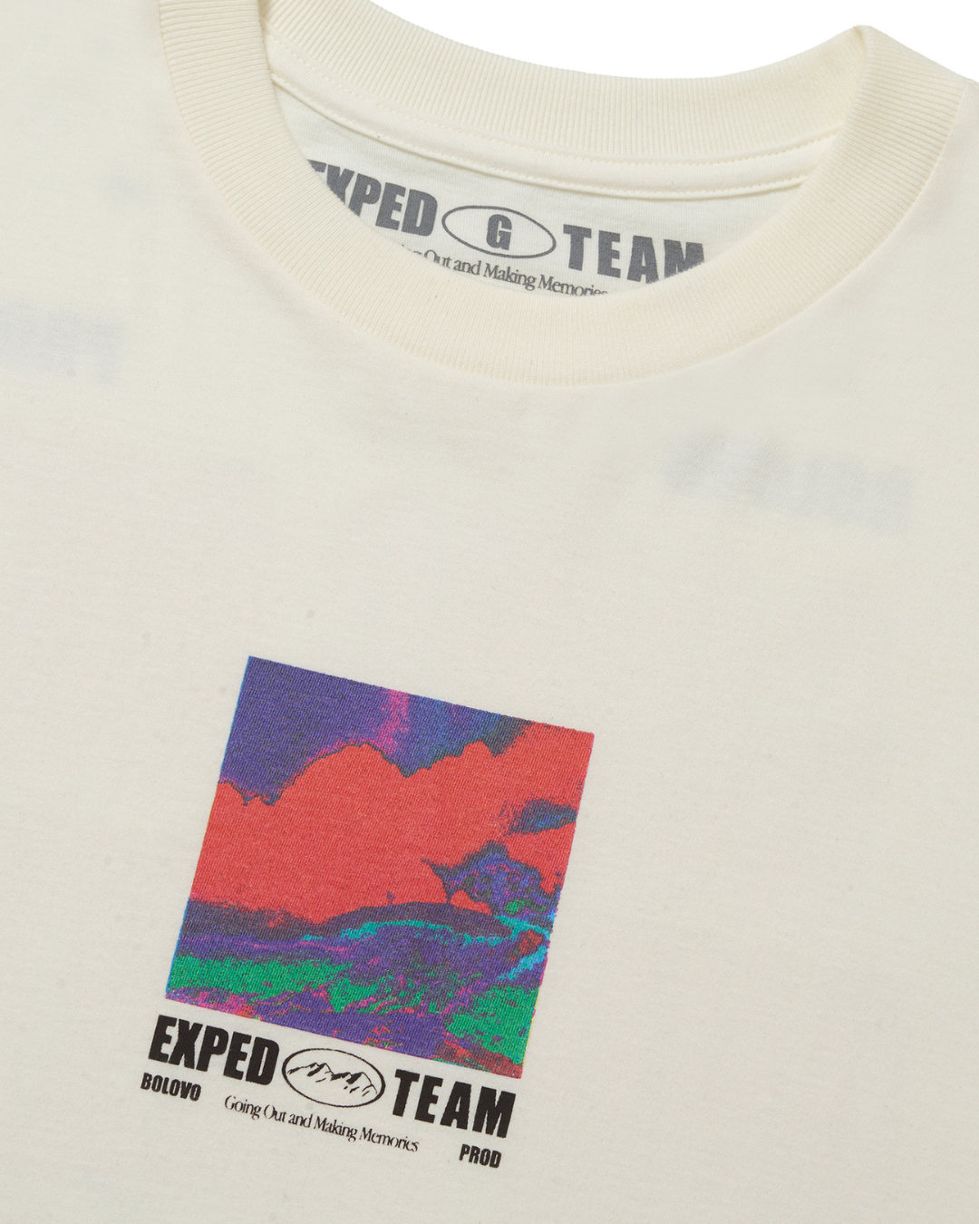 Camiseta Manga Longa Expedition Exhibition Off White