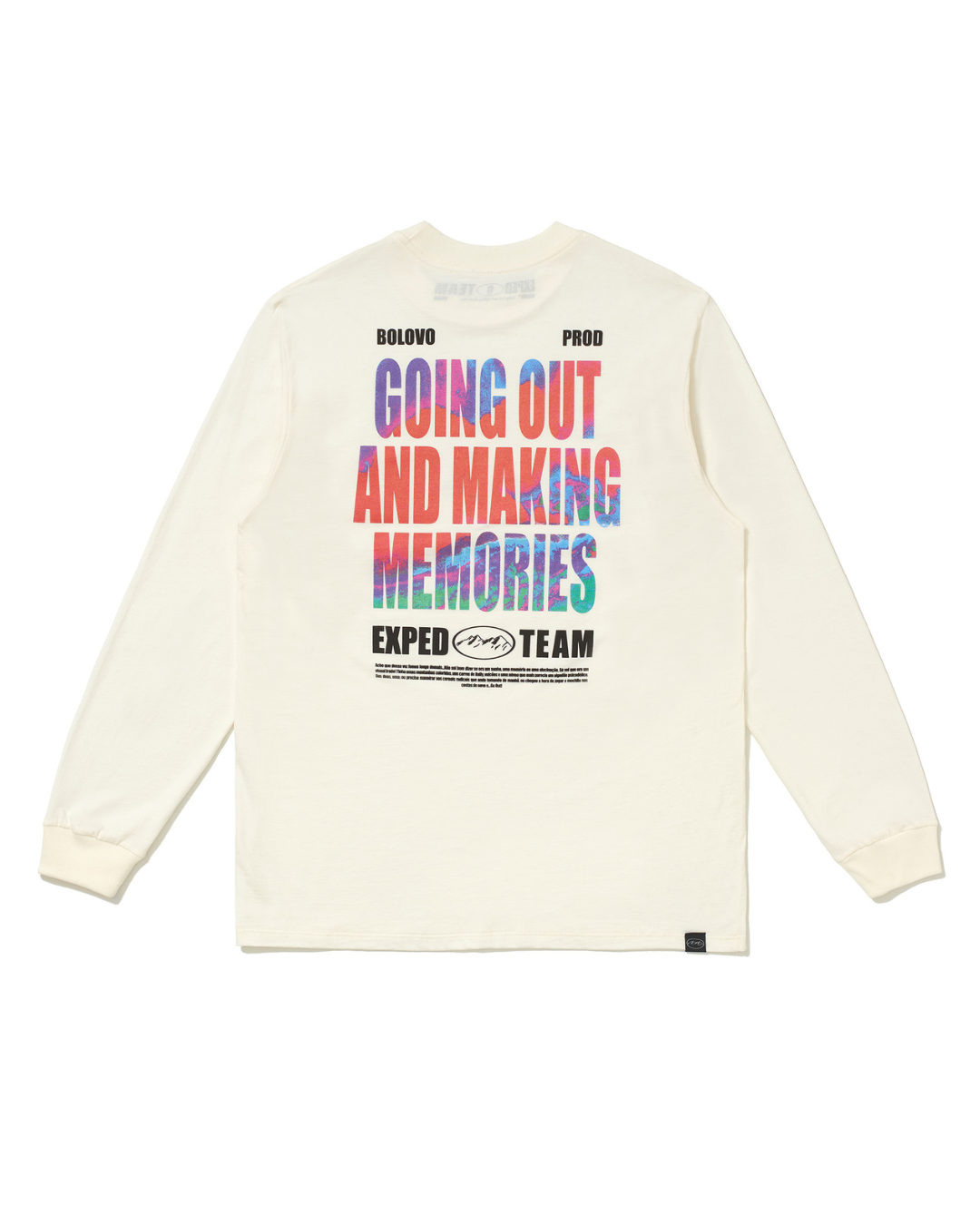 Camiseta Manga Longa Expedition Exhibition Off White