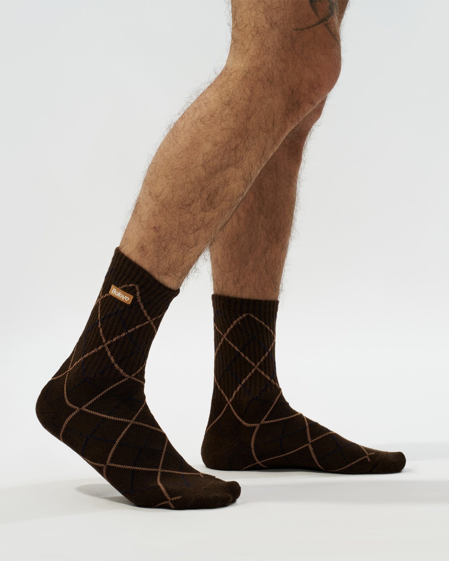 Meia Fancy Socks Marrom