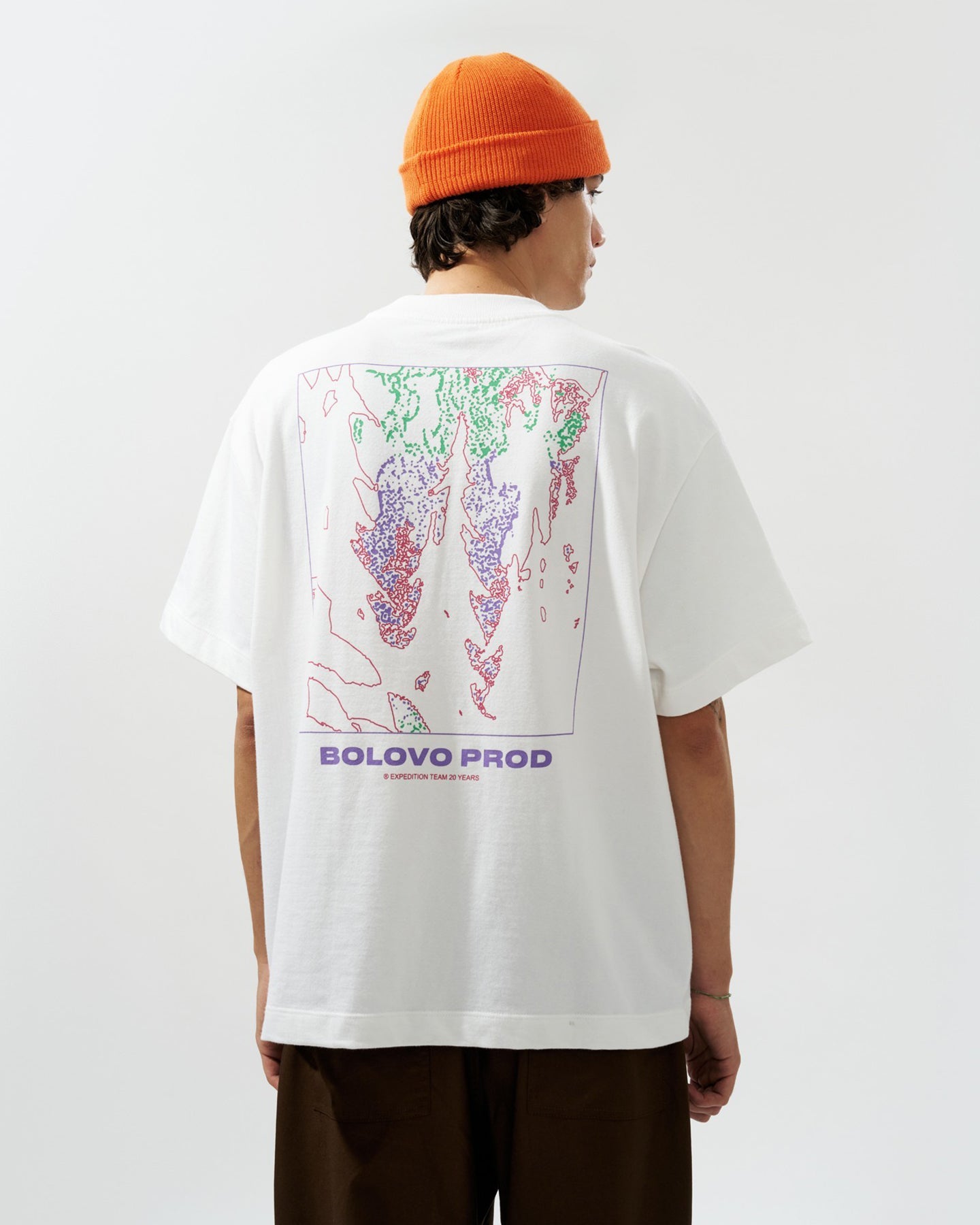 Camiseta Boxy Oversized ColorLine Off-White