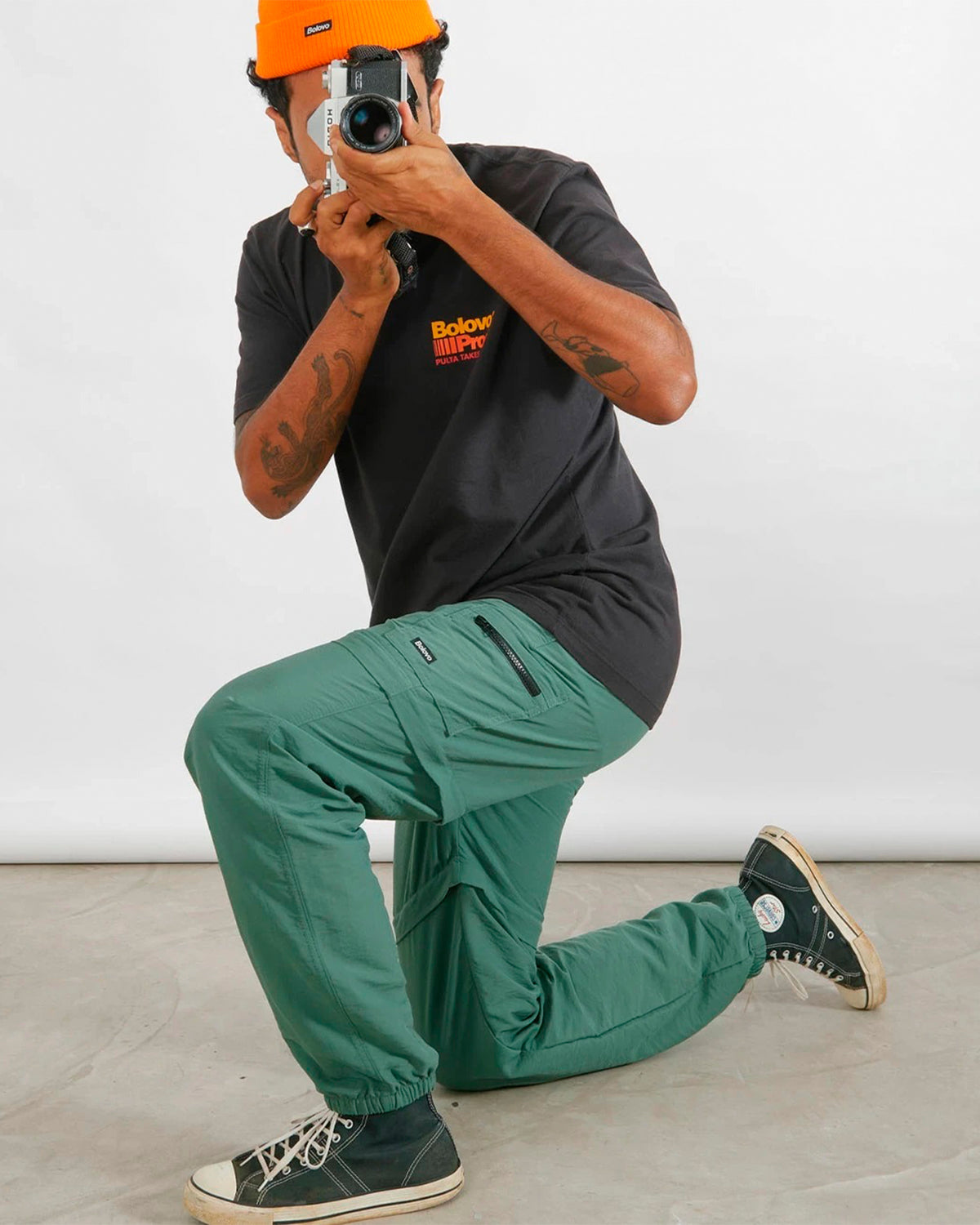 Calça Que Vira Shorts Verde