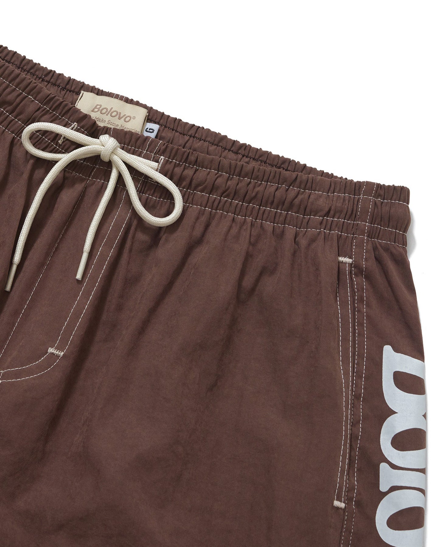 Dads Shorts Open Title Marrom