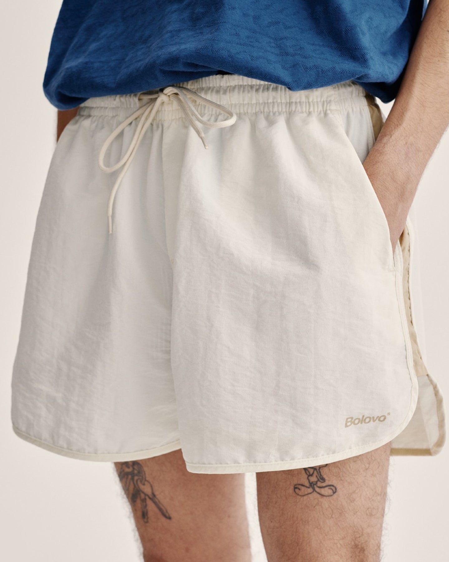 Short Shorts p/ Estourar Champa Off White