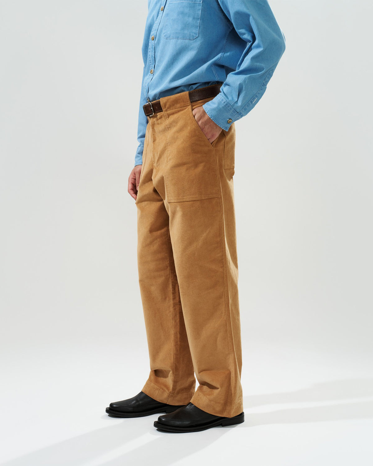 Calça Fancy Pants Cotele Caqui