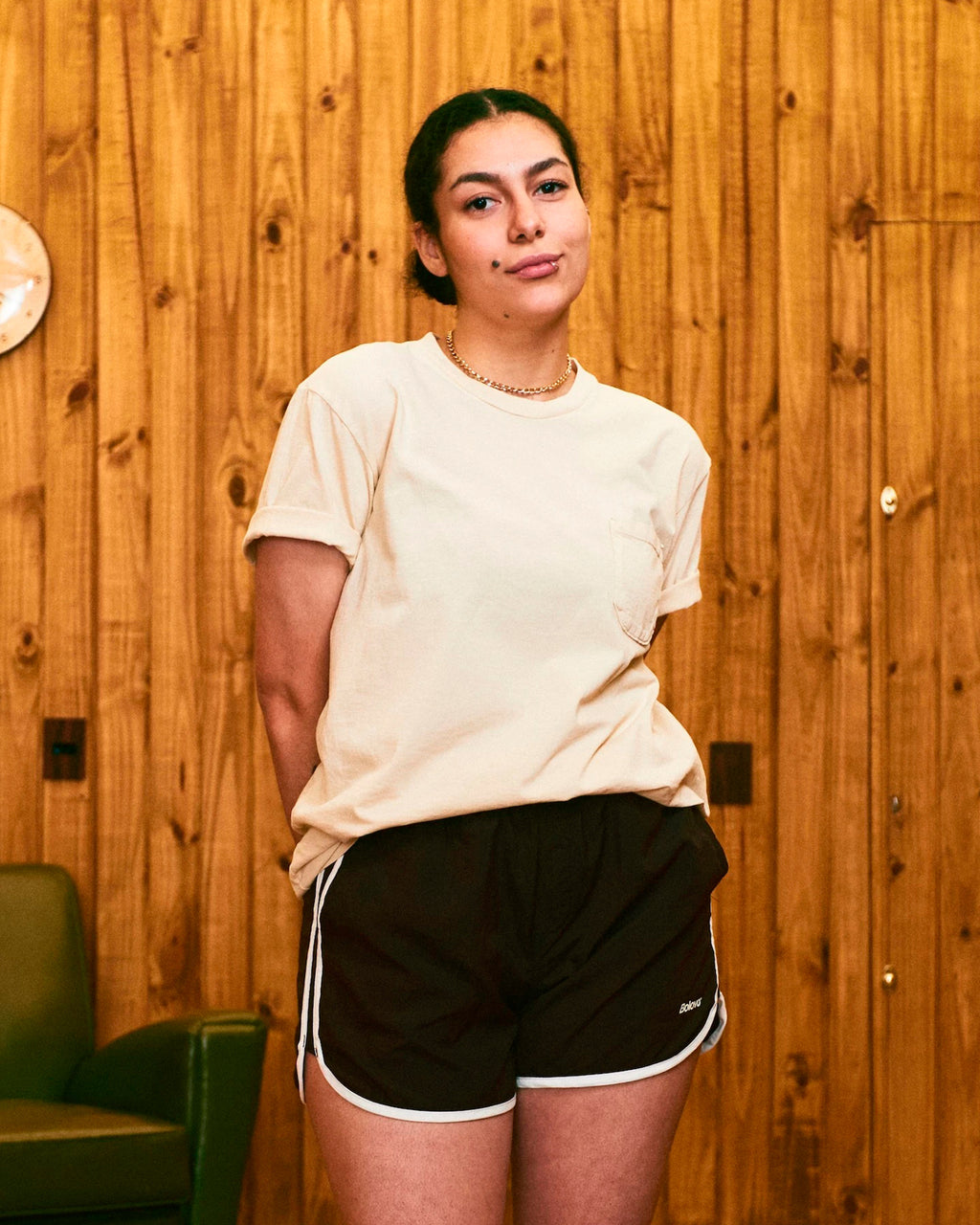 Short Shorts Marrom