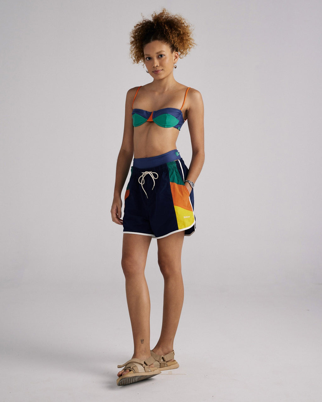 Short Shorts Recortes Azul