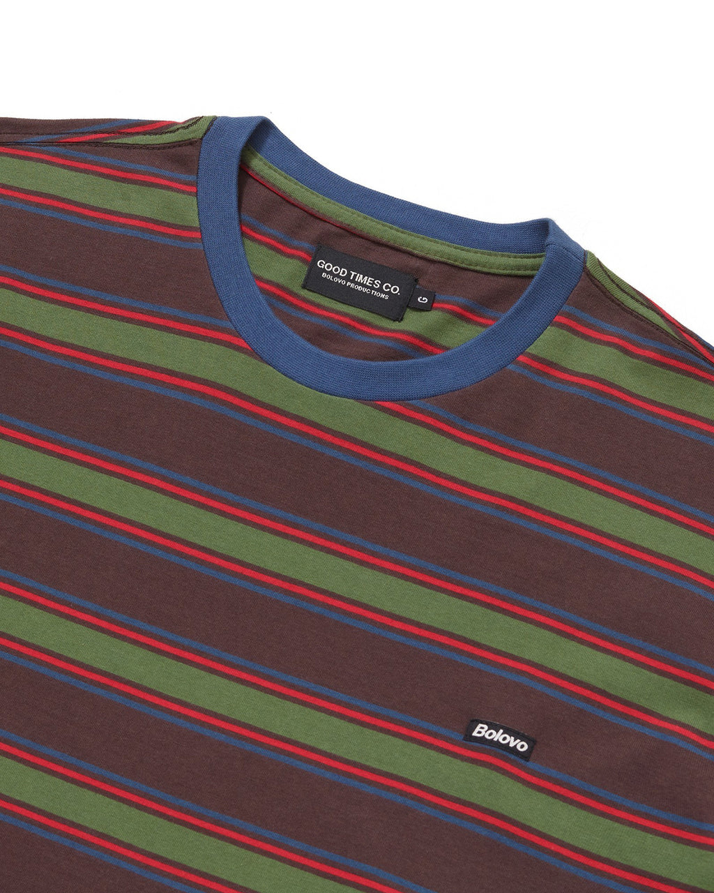 Camiseta Listras Marrom