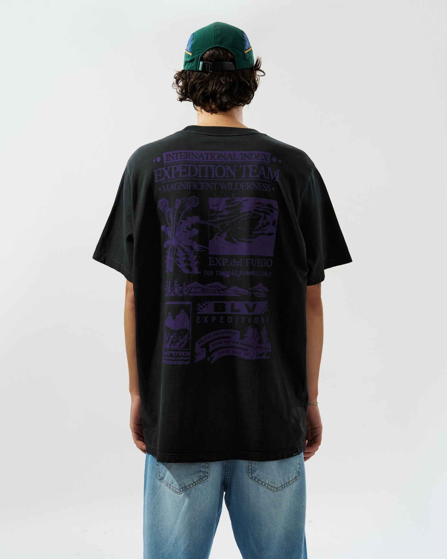 Camiseta Nature Index Preta
