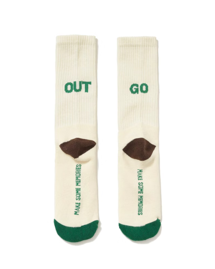 Meia Go Out Off White