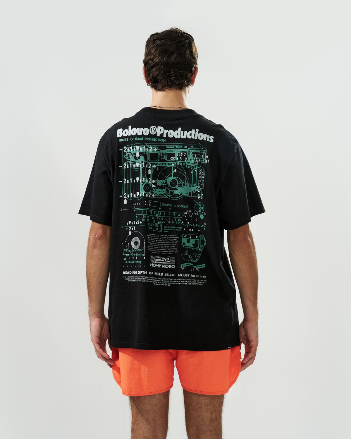 Camiseta Film Speed Preta