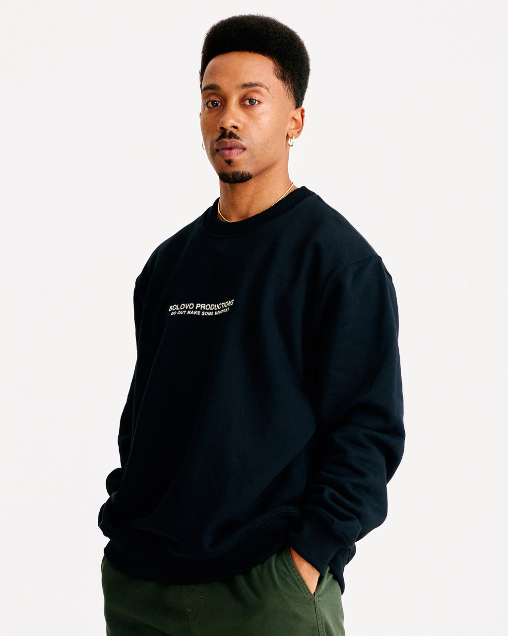 Crewneck Moletom Clássico Preto