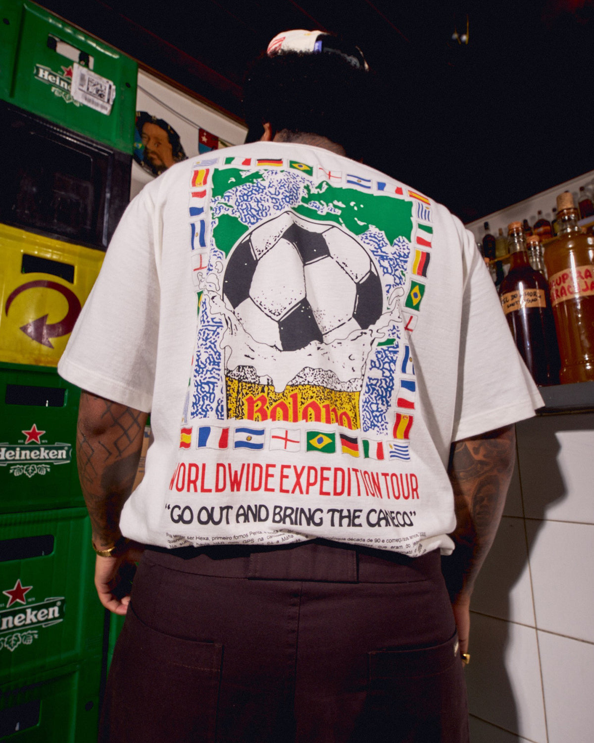 Camiseta Desce Mais Uma Taça Off White