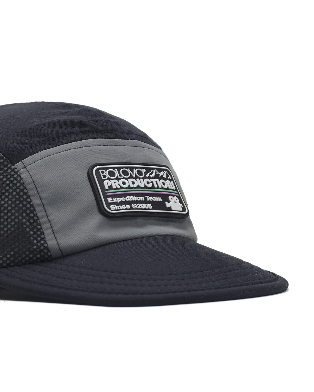 Boné 5 Panel BLV TEC Preto