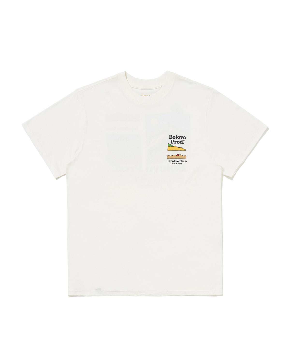 Camiseta Geographic Levels Off White