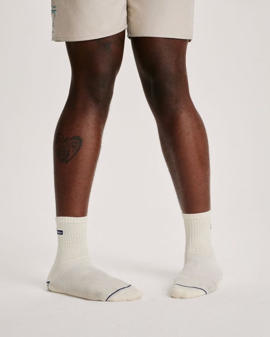 Meia BLV Linha Contraste Off White