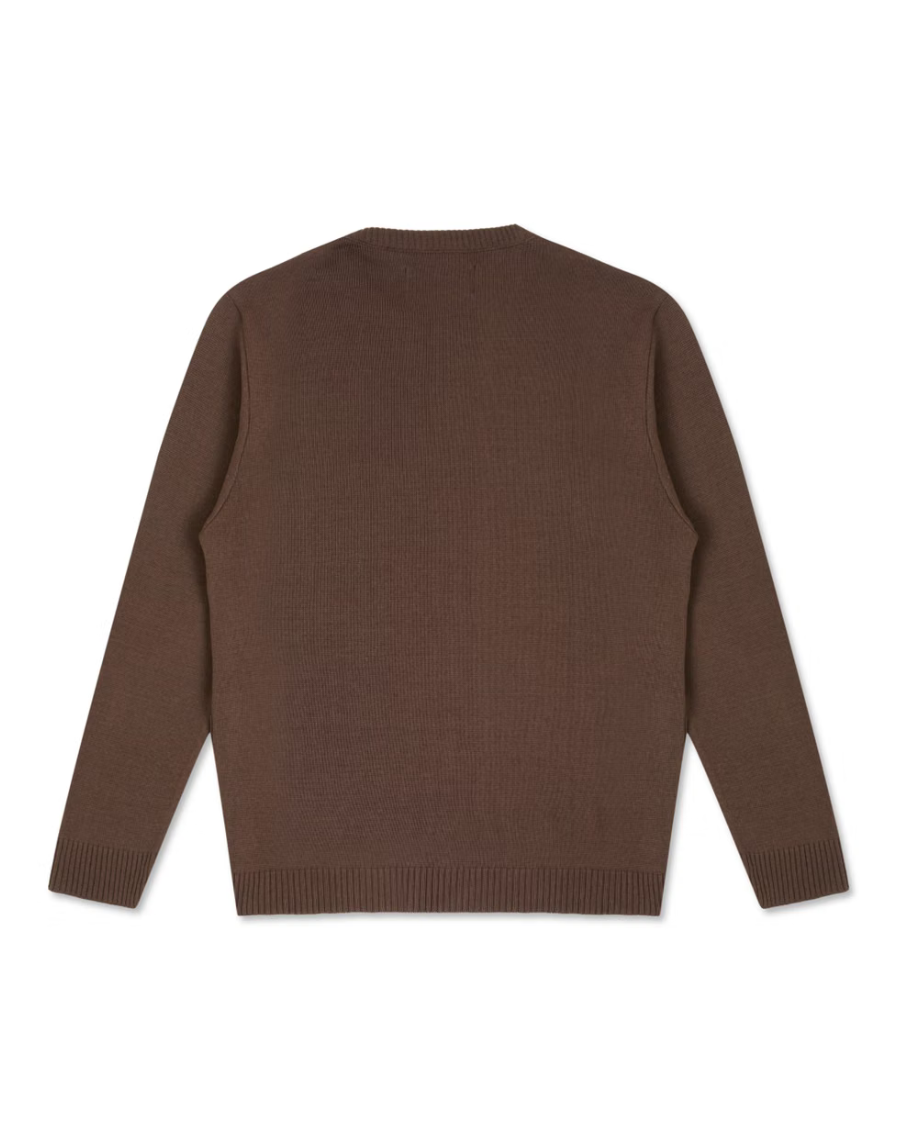 Crewneck Tricot Memory Machine Marrom