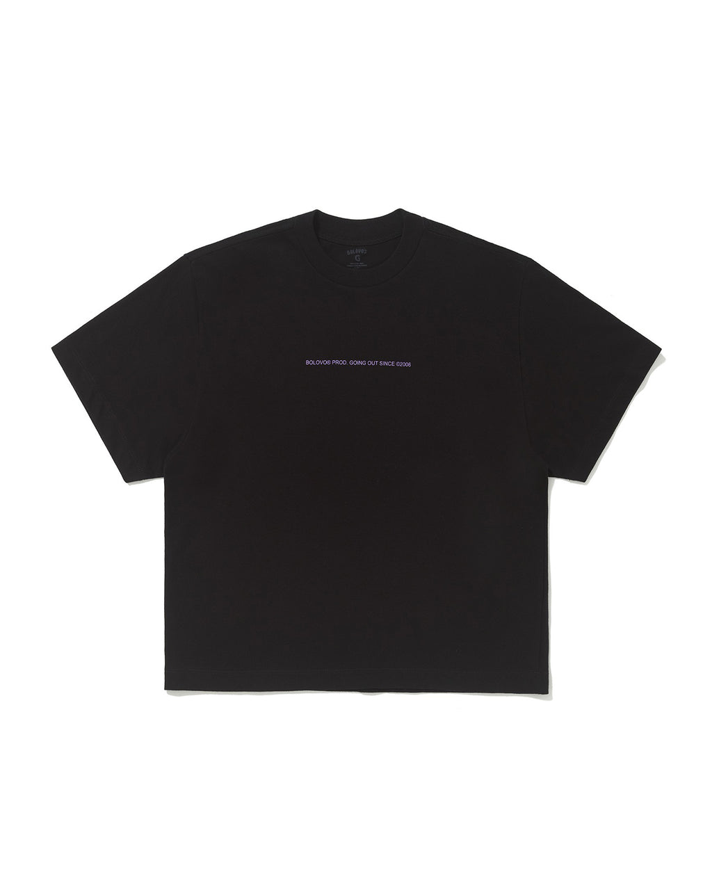 Camiseta Boxy Oversized ColorLine Preta