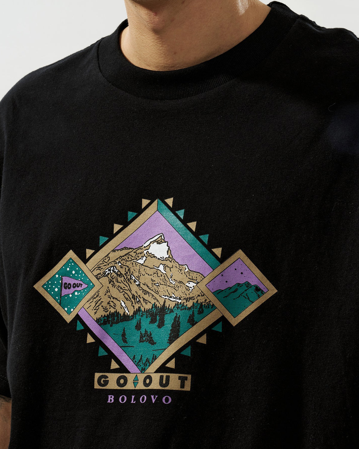 Camiseta Magic Trail Preta