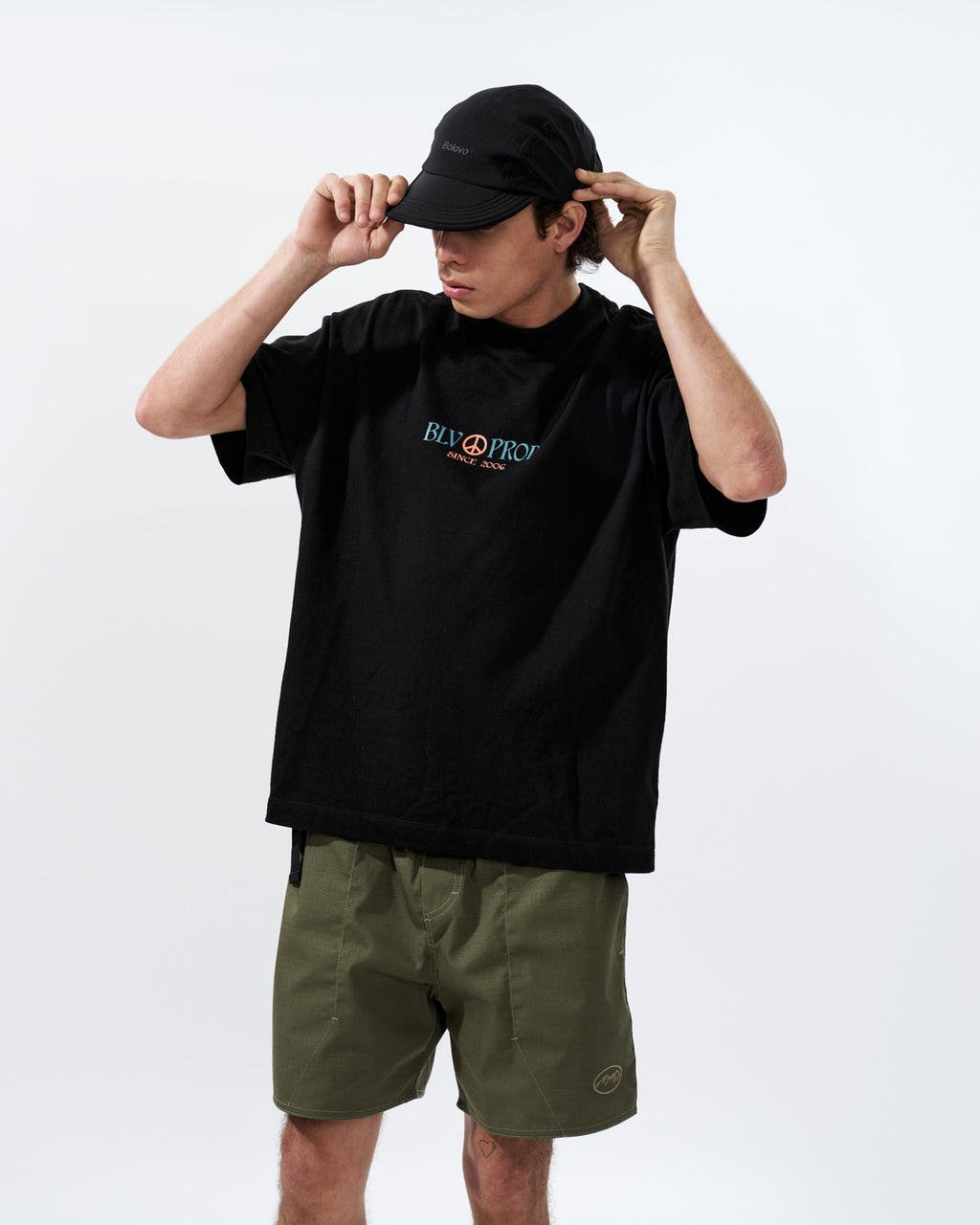 Boné 5 Panel PRO-TEC Preto