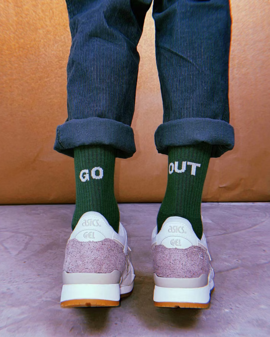 Meia Go Out Verde