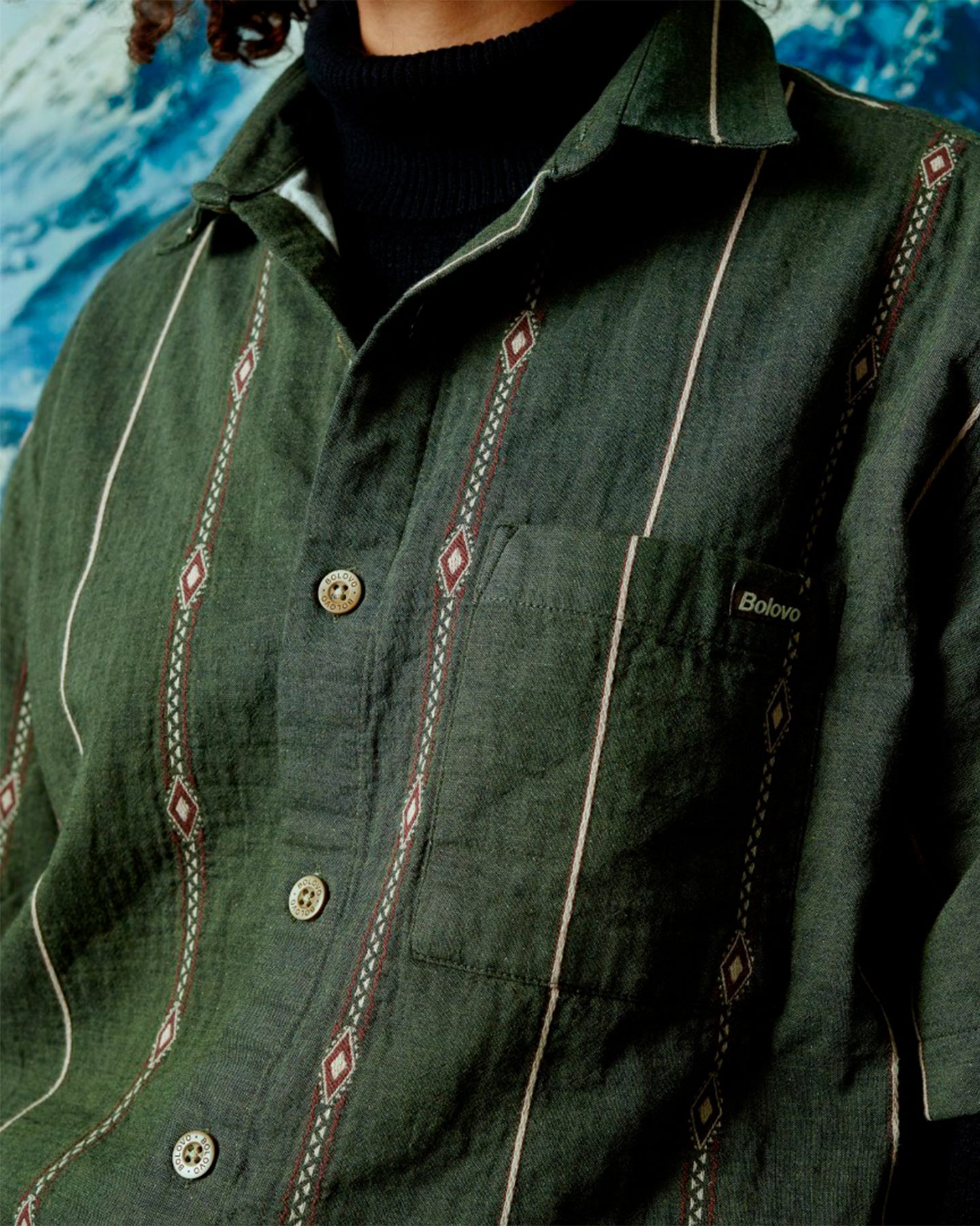 Camisa Dusted Memories Verde